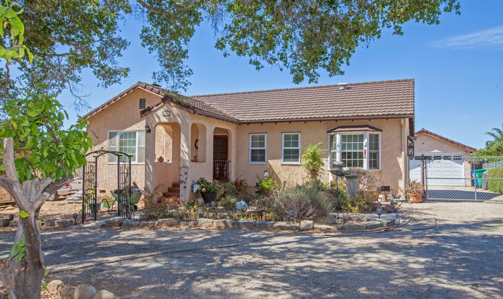 san roque, la cumbre, santa barbara house, front of home, front of property