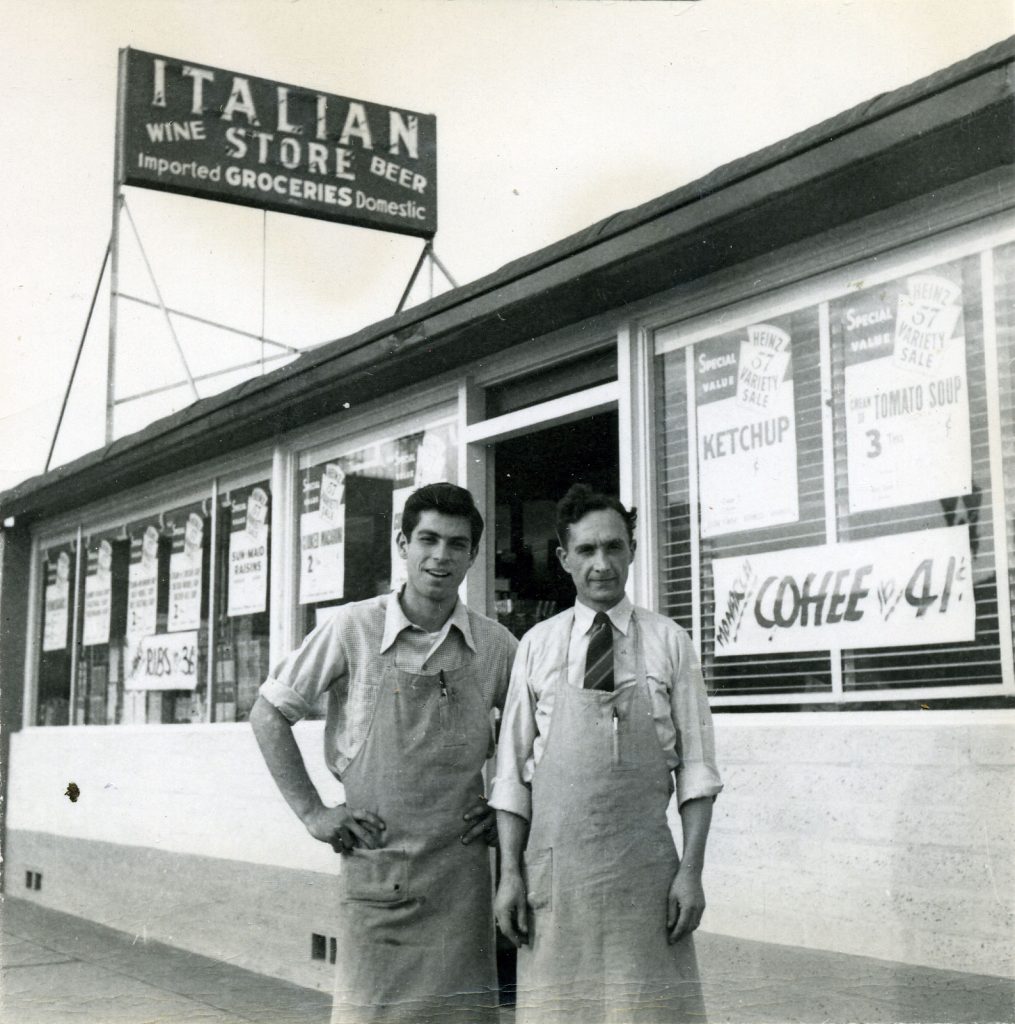 manzo, santa barbara, manzo family business, pete enrico manzo, louise mckaig father, pan american markets, italian store santa barbara