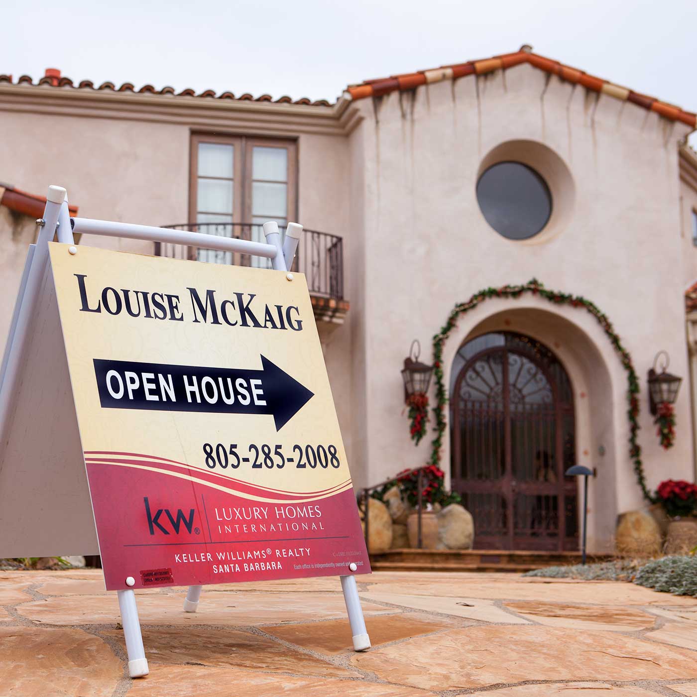 open house sign santa barbara