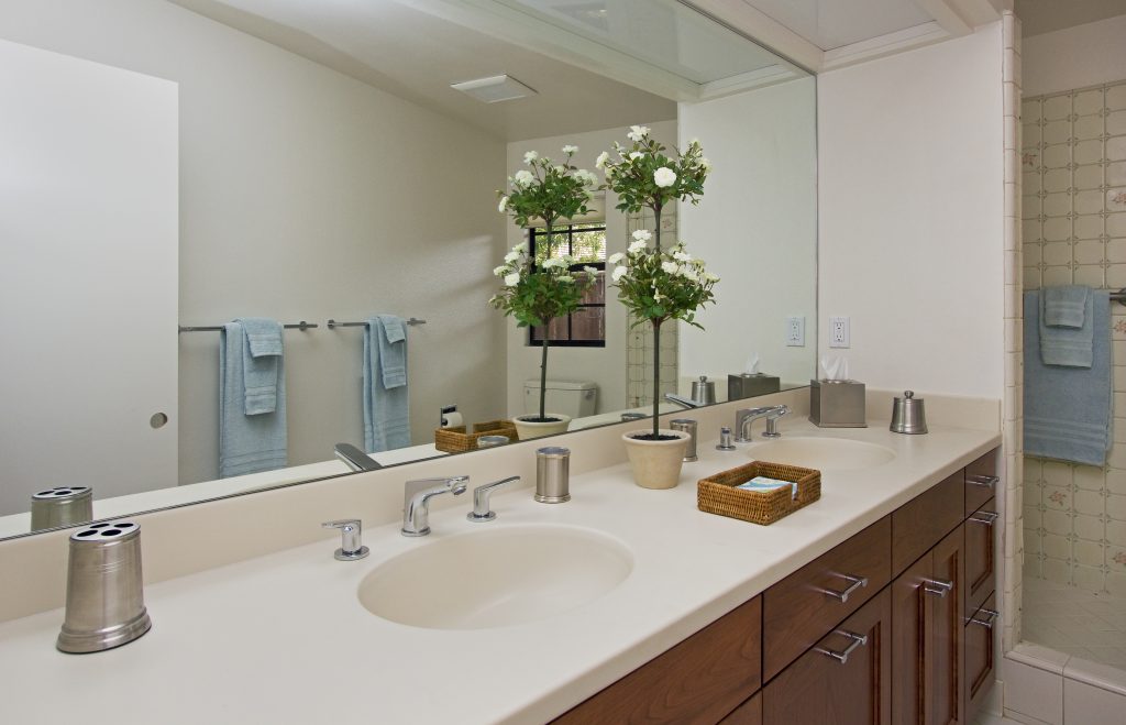 bathroom santa barbara, custom sinks, renovated, architecture sb, santa barbara montecito real estate