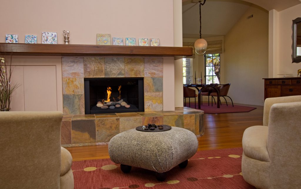 fireplace, santa barbara property, custom fireplace design, montecito real estate