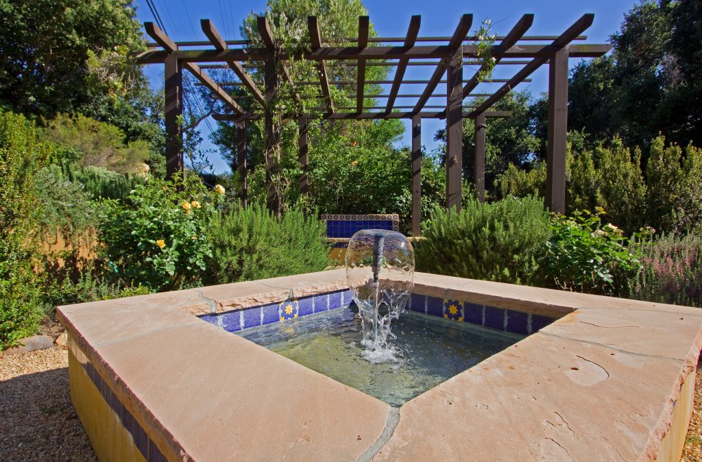 Santa Barbara fountain, property for sale in santa barbara, montecito real estate