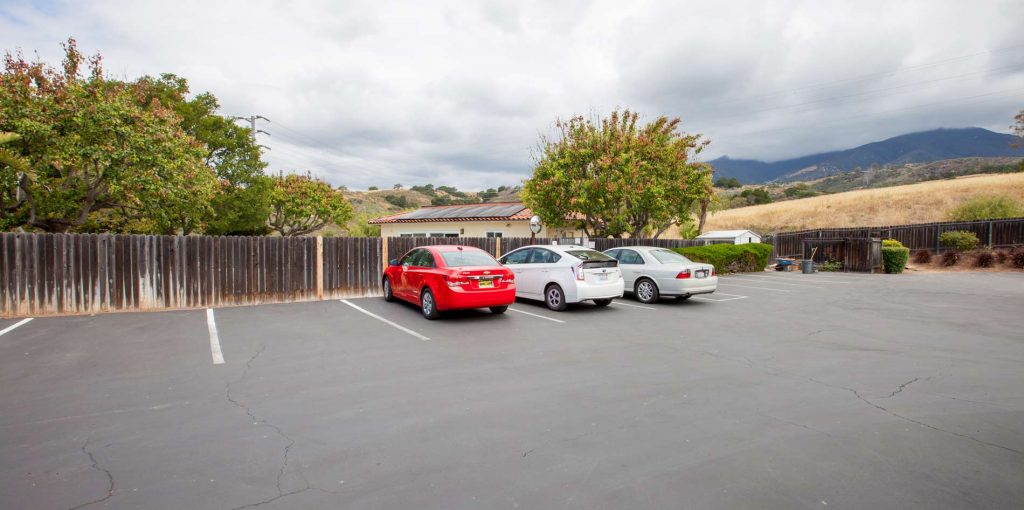 parking, parking area, condo parking, santa barbara parking, parking lot in santa barbara county